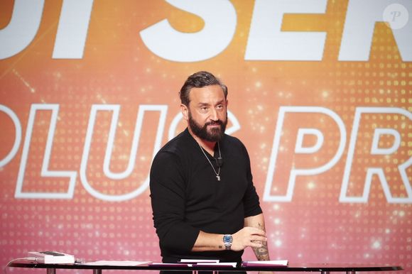 Exclusif - Cyril Hanouna sur le plateau de l'émission TBT9 (Tout beau, tout neuf) présenté par C.Hanouna et diffusée en direct sur W9, à Paris, France, le 8 janvier 2026. Jack Tribeca/Bestimage