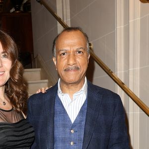 Pascal Legitimus et sa femme Adriana Santini - Soirée de gala pour la Fondation de la recherche en physiologie, les Stethos, au George V à Paris. © Coadic Guirec / Bestimage