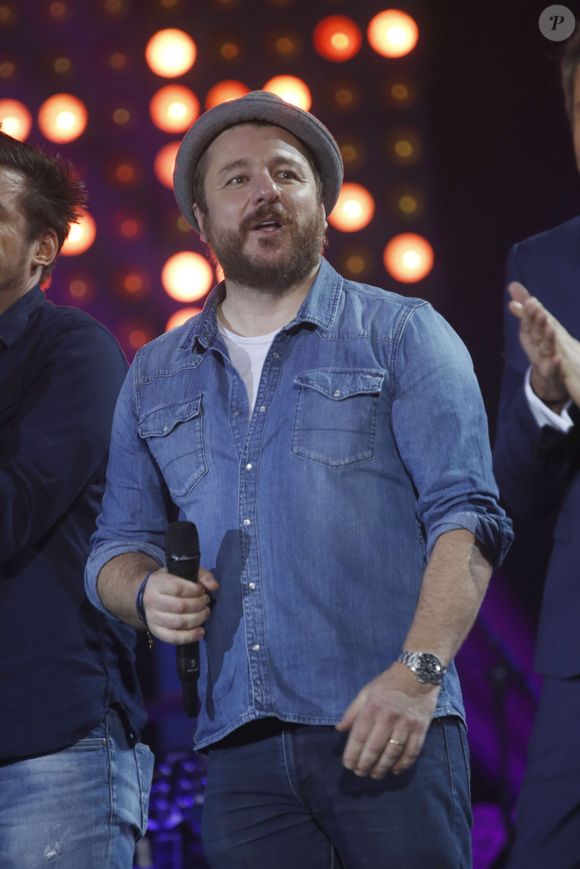 Exclusif -   Enregistrement de l'émission "Tout le monde chante contre le cancer...10 ans" au Zénith à Paris, qui sera diffusée sur W9 le 16 décembre. Le 1er décembre 2015
© Gorassini-Guizard / Bestimage