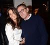 Christophe Dechavanne a été reconnu coupable après avoir été contrôlé positif à la cocaïne à l'issue d'un excès de vitesse.
Exclusif - Christophe Dechavanne et sa fille Ninon à l'after-party du film "Holy Lands" au restaurant le Beefbar (Rue Marbeuf dans le huitième arrondissement) à Paris, France. © Rachid Bellak/Bestimage
