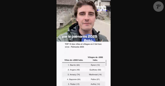 Robin, journaliste de BFMTV, en reportage dans le village qui a été le "pire village de France", Valjouffrey dans l'Isère.