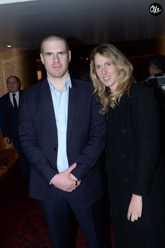 Exclusif - Alexandre Barrière, Joy Desseigne-Barrière - Soirée d'inauguration du boudoir de nuit & bar à cocktails "Le Marta Paris" sur le rooftop de l'Hôtel Fouquet's Paris le 30 novembre 2023. © Marc Ausset-Lacroix - Rachid Bellak/Bestimage