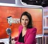 Rendant certainement le quotidien familial d'Apolline de Malherbe un peu moins compliqué.
Photo d'archives du 4 mars 201 d'Apolline De Malherbe sur RMC/BFM TV à Paris, France. Ruth Elkrief a annoncé mercredi qu'elle quittait BFMTV. Son ancienne collègue Apolline de Malherbe a rendu un hommage appuyé à la "Reine Ruth". Photo par Alain Apaydin/ABACAPRESS.COM
