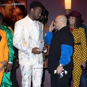 Dadju et Hicham Bendaoud (mari de Vitaa) - Avant-première du film "Ima" au cinéma Gaumont Champs-Élysées à Paris le 5 mai 2022. © Cyril Moreau/Bestimage