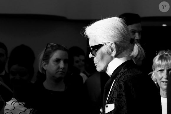 Karl Lagerfeld - 63ème Bal de la Rose sur le thème de la Sécession Viennoise dans la Salle des Etoiles au Sporting Monte Carlo à Monaco, le 18 mars 2017. 

© Claudia Albuquerque/Bestimage
