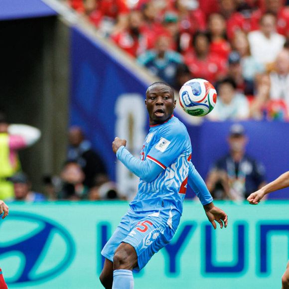 Cristiano Ronaldo, Edo Kayembe et Bernardo Silva lors de la Coupe du monde de la FIFA, Coupe du monde, Weltmeisterschaft, match de football 2026 opposant les équipes nationales du Portugal et de la RD Congo Grzegorz Wajda/Ball Raw Images Arlington Dallas Stadium USA _portugal_drcongo_25226_4-19 Imago/PsnewZ/Bestimage