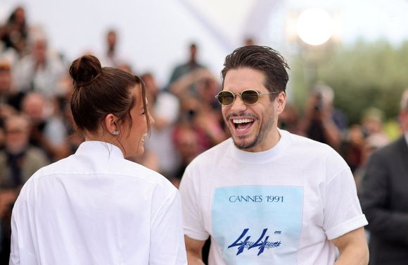 Adèle Exarchopoulos et François Civil - Photocall du film "L'Amour Ouf" (Beating Hearts / Compétition) lors du 77ème Festival International du Film de Cannes (14 - 25 mai 2024), le 24 mai 2024.  © Jacovides / Moreau / Bestimage