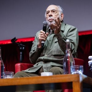 15 octobre 2024 : le réalisateur Francis Ford Coppola à sa masterclass lors du 19ᵉ Festival du film de Rome à la Sala Sinopoli, à Rome, Italie.
© Zuma Press / Bestimage