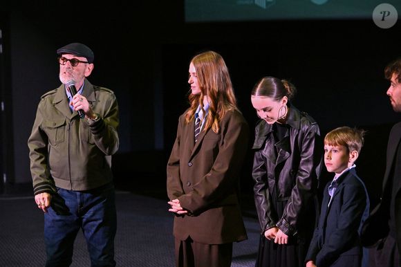 Tchéky Karyo qui tient le rôle principal du film « Le Papillon d’acier », présentation des films avant leur projection lors de la 7e édition du festival Cineroman au Pathé gare du Sud, à Nice le 3 Octobre 2025 © Bebert-Jacovides/Bestimage