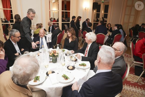 Exclusif - Kamel Daoud, Marc Ladreit de Lacharrière, Jean-Jacques Annaud, Maud Bregeon - Dîner de la Revue des Deux Mondes à Paris à la Maison de l'Amérique Latine à Paris le 18 décembre 2024.  © Jack Tribeca / Bestimage