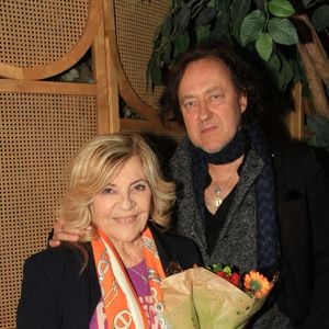 Exclusif - Nicoletta et son mari Jean-Christophe Molinier - Soirée "Only on live on" au restaurant Mamamia à Paris le 17 avril 2024. © Philippe Baldini/Bestimage