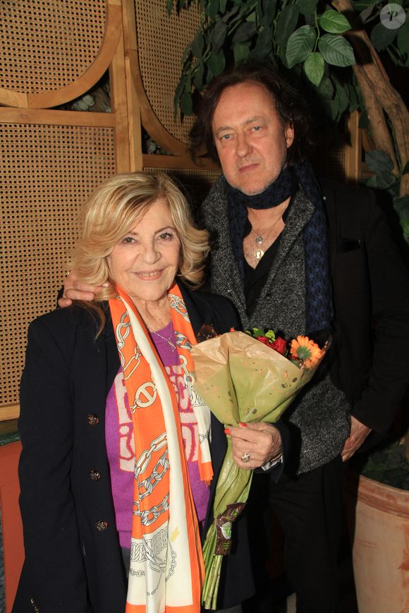 Exclusif - Nicoletta et son mari Jean-Christophe Molinier - Soirée "Only on live on" au restaurant Mamamia à Paris le 17 avril 2024. © Philippe Baldini/Bestimage