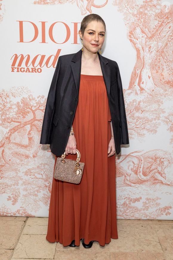 Exclusif -  Emilie Dequenne - Photocall du dîner Dior Madame Figaro à la "Terrasse by Albane" sur le rooftop de l'hôtel JW Marriott lors du 77ème Festival International du Film de Cannes le 15 mai 2024. © Olivier Borde/Bestimage