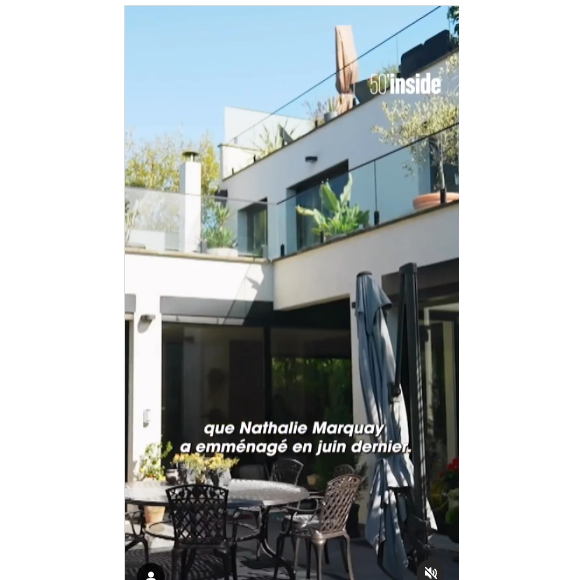 Quelques mois plus tard, en octobre, celle qui a eu avec lui deux enfants, à savoir Lou et Tom, dévoilait en exclusivité à "50' Inside" la nouvelle maison qu'elle avait achetée avec son défunt mari et dans laquelle il n'a pas pu vivre puisque l'emménagement avait eu lieu au mois de juin. 

Nathalie Marquay et sa maison des Hauts-de-Seine, "50'Inside".