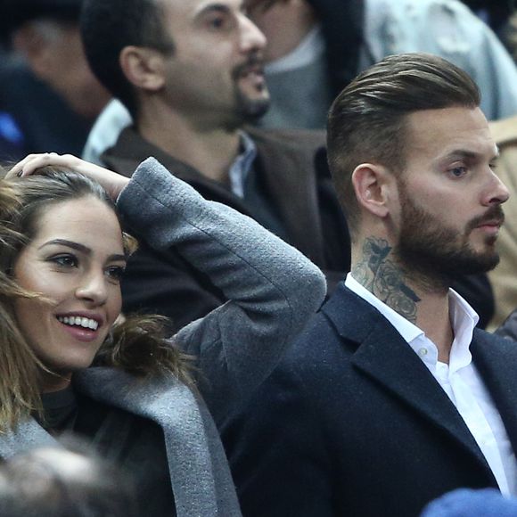 M. Pokora (Matt Pokora) et Scarlett - People au match amical France - Brésil au Stade de France à Saint-Denis le 26 mars 2015. Le Brésil à remporté le match sur le score de 3 buts à 1. © CYRIL MOREAU / BESTIMAGE