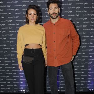 Jade Leboeuf et son mari Stéphane Rodrigues - Soirée de lancement BoohooMan x Dadju à l'Institut du Monde Arabe à Paris, le 29 octobre 2019. © Veeren Ramsamy-Christophe Clovis/Beswtimage