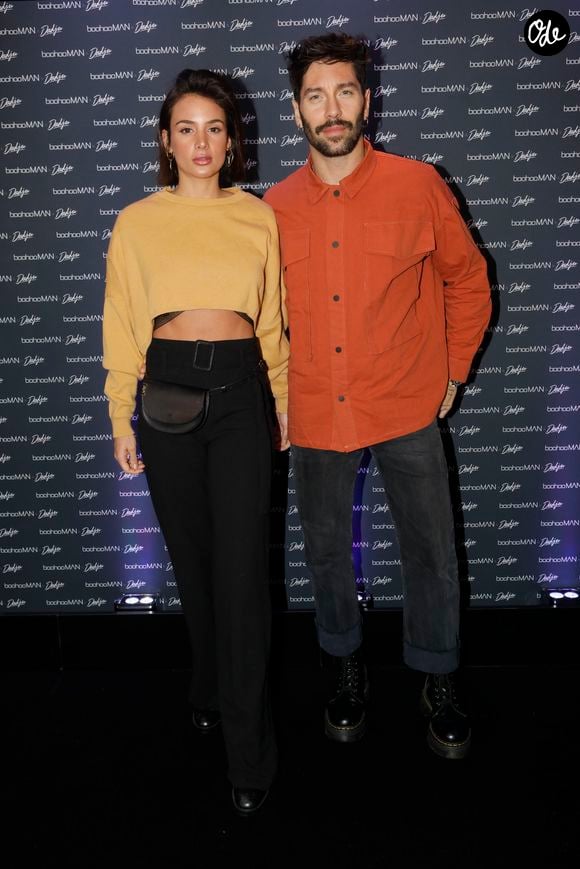 Jade Leboeuf et son mari Stéphane Rodrigues - Soirée de lancement BoohooMan x Dadju à l'Institut du Monde Arabe à Paris, le 29 octobre 2019. © Veeren Ramsamy-Christophe Clovis/Beswtimage