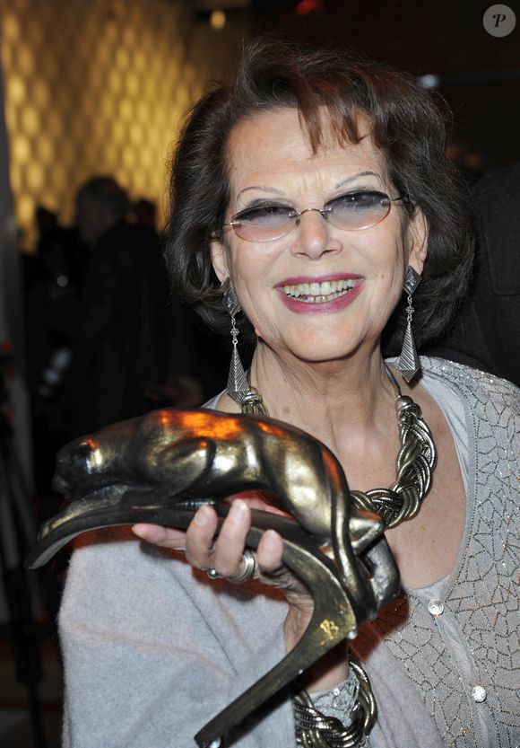 Claudia Cardinale aux Trophées des Lumières a la Gaïté Lyrique a Paris, le 18 janvier 2013.

Photo : Agence / Bestimage