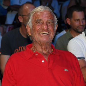 Jean-Paul Belmondo pendant le match de boxe Tony Yoka et Alexander Dimitrenko à l'Azur Arena, Antibes, France, le 13 juillet 2019. Photo by Lionel Urman/Splash/ News/ABACAPRESS.COM