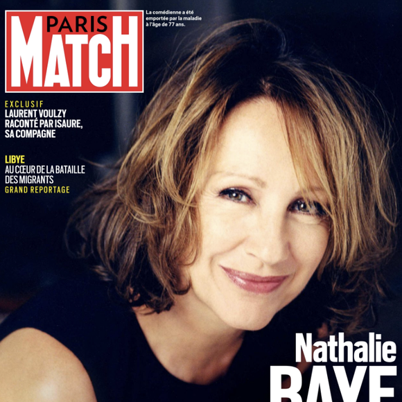 Nathalie Baye en couverture du numéro du 22 avril 2026 de "Paris Match"