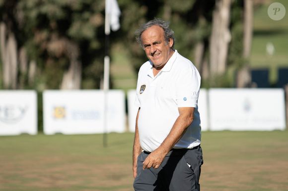 Michel Platini - Les légendes du football et du rugby participent au tournoi "Manville Legends Cup" (6 - 7 octobre 2022) sur le Golf du Domaine de Manville aux Baux-de-Provence. Le 6 octobre 2022. 
© Stéphanie Gouiran / Panoramic / Bestimage
