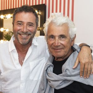 Exclusif - Bernard Montiel, Michel Boujenah - Laurent Voulzy en concert sur la scène du théâtre de Verdure lors du 41ème Festival de Ramatuelle, le 9 août 2025. 
© Cyril Bruneau / Bestimage