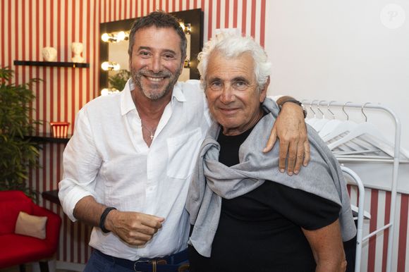 Exclusif - Bernard Montiel, Michel Boujenah - Laurent Voulzy en concert sur la scène du théâtre de Verdure lors du 41ème Festival de Ramatuelle, le 9 août 2025. 
© Cyril Bruneau / Bestimage