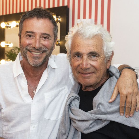 Exclusif - Bernard Montiel, Michel Boujenah - Laurent Voulzy en concert sur la scène du théâtre de Verdure lors du 41ème Festival de Ramatuelle, le 9 août 2025. 
© Cyril Bruneau / Bestimage