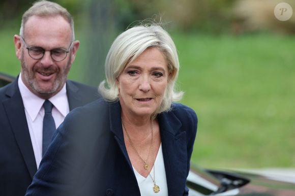 Rentrée parlementaire et discours de Marine Le Pen, Députée de la 11e circonscription du Pas-de-Calais, à Henin-Beaumont, France, le 8 septembre 2024. © Laurent Sanson/Panoramic/Bestimage