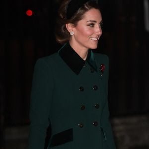 Kate Middleton au dimanche du souvenir et centenaire de l'armistice, à Londres, le 11 novembre 2018.  Photo par Andrew Parsons / Parsons Media