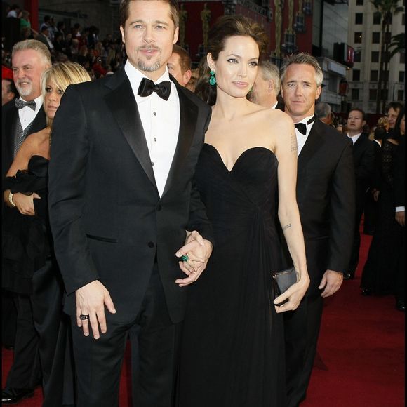 Angelina Jolie et Brad Pitt arrivent à la 81e cérémonie annuelle des Oscars, tenue au Kodak Theatre le 22 février 2009 à Hollywood, en Californie. © Fame Pictures