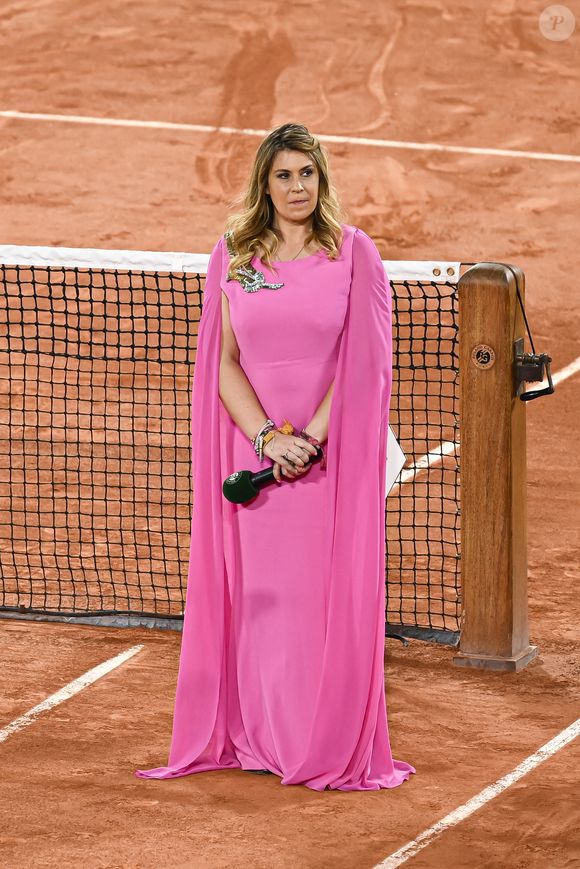 Des confidences très touchantes pour celle qui a pu sortir de sa torpeur alimentaire. 
Marion Bartoli pendant les Internationaux de France, tournoi de tennis du Grand Chelem, le 6 juin 2023 au stade Roland Garros à Paris, France. ©Victor Joly/ABACAPRESS.COM