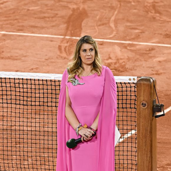 Des confidences très touchantes pour celle qui a pu sortir de sa torpeur alimentaire. 
Marion Bartoli pendant les Internationaux de France, tournoi de tennis du Grand Chelem, le 6 juin 2023 au stade Roland Garros à Paris, France. ©Victor Joly/ABACAPRESS.COM