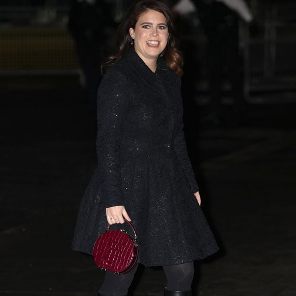 La princesse Eugenie d'York - Traditionnel concert de Noël "Together At Christmas" à l'abbaye de Westminster à Londres le 8 décembre 2023.