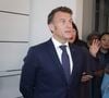 Beau-père de trois enfants, à savoir Laurence, Sébastien et Tiphaine, Emmanuel Macron n'hésite jamais à leur apporter son soutien.
Exclusif - Le président Emmanuel Macron lors du vernissage de l'exposition de Danhôo à la galerie A2Z Art Gallery à Paris le 29 avril 2025.
© Jack Tribeca / Bestimage