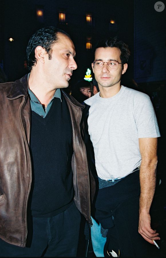 Jean-Pierre Bacri et Jean-Luc Delarue pour les 10 ans de Canal+ en 1994. © BOWEN / BESTIMAGE