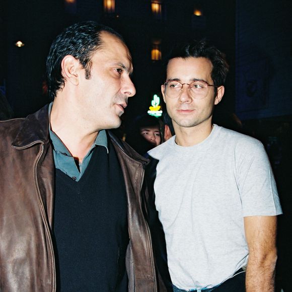 Jean-Pierre Bacri et Jean-Luc Delarue pour les 10 ans de Canal+ en 1994. © BOWEN / BESTIMAGE