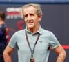 L'ancien pilote de Formule 1, aujourd'hui âgé de 71 ans, a ainsi été touché au niveau de la tête.

24 novembre 2023, Abu Dhabi, Émirats arabes unis : Alain Prost Photo par Hoch Zwei via ZUMA Press Wire