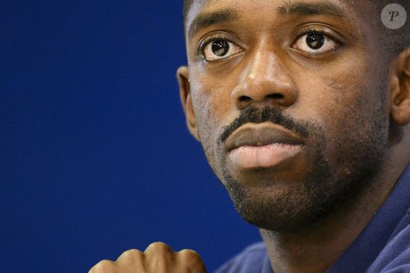 Ousmane Dembélé - Les joueurs de l'équipe de France de football donne une conférence de presse au centre d'entraînement Al Sadd SC à Doha, Qatar, le 16 décembre 2022, lors de la Coupe du monde de football Qatar 2022. © Jean-Baptiste Autissier/Panoramic/Bestimage
