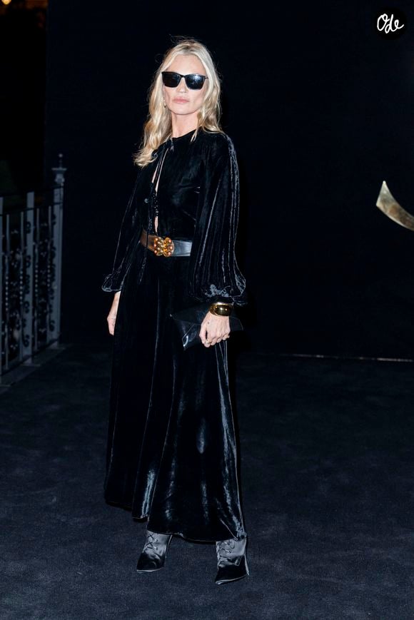 Kate Moss - Photocall du défilé Saint Laurent Collection Femme Prêt-à-Porter Printemps/Eté 2027 lors de la Fashion Week de Paris (PFW) à la Fontaine du Trocadéro, à Paris, France, le 29 septembre 2026. © Olivier Borde/Bestimage