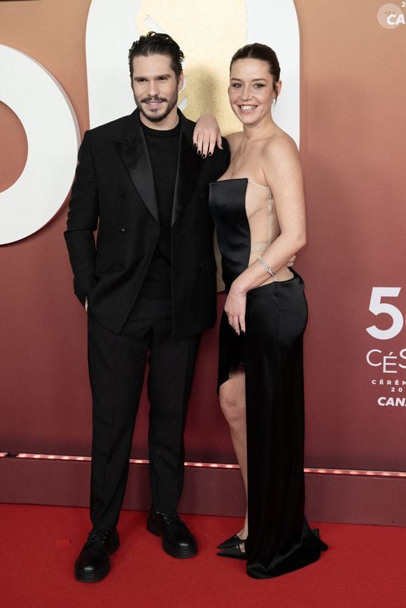 François Civil et Adèle Exarchopoulos arrivent à la 50e cérémonie des César du cinéma à l'Olympia le 28 février 2025 à Paris, France. Photo par David NIVIERE/ABACAPRESS.COM
