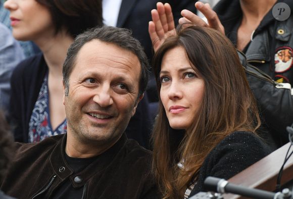 Arthur et Mareva Galanter assistent aux Internationaux de France de tennis à Roland Garros le 5 juin 2016 à Paris, France.  Photo by Laurent Zabulon/ABACAPRESS.COM