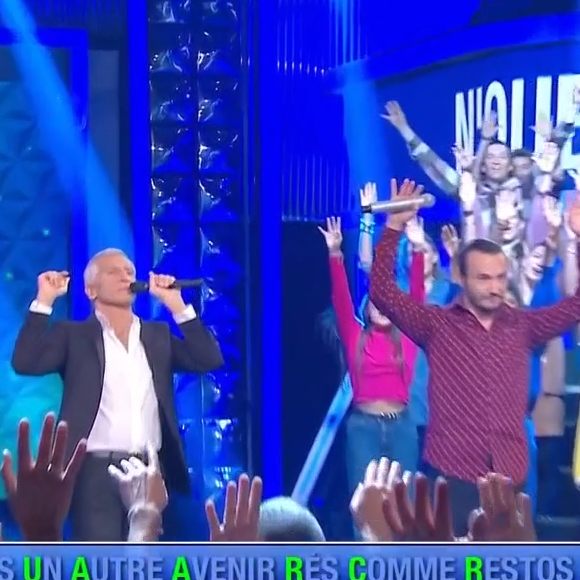 Benoît dans "N'oubliez pas les paroles" sur France 2.