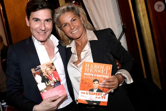 Harold Hessel, Caroline Margeridon - People à la soirée "Signature des écrivains" au Fouquet's à Paris. Le 24 novembre 2021
© Cédric Perrin / Bestimage