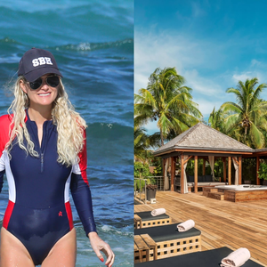 Laeticia Hallyday possède la Villa Jade, nommée ainsi en hommage à sa fille et située à Saint-Barthélemy.

Exclusif - Laeticia Hallyday - Jade et Joy Hallyday prennent leur première leçon de surf sur la plage de Lorient avec leur mère Laeticia à Saint-Barthélemy. © Bestimage

Villa Jade à Saint-Barth, Instagram