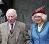 Depuis 2024, le roi Charles III permet au public de visiter le château de Balmoral.
Le roi Charles III d'Angleterre et la reine Camilla en visite à Crathie Kirk à Balmoral à l'occasion des cérémonies pour leur 20ème anniversaire de mariage, le 13 avril 2025.
Photo : Goff INF / Bestimage