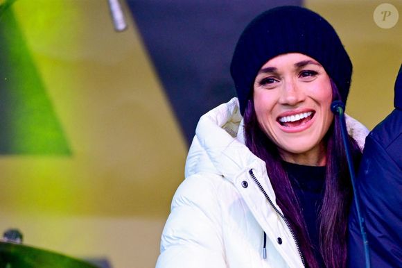 Le prince Harry et Meghan Markle lors des "Invictus Games Vancouver Whistler 2025" au Canada, le 10 février 2025 © Backgrid USA / Bestimage