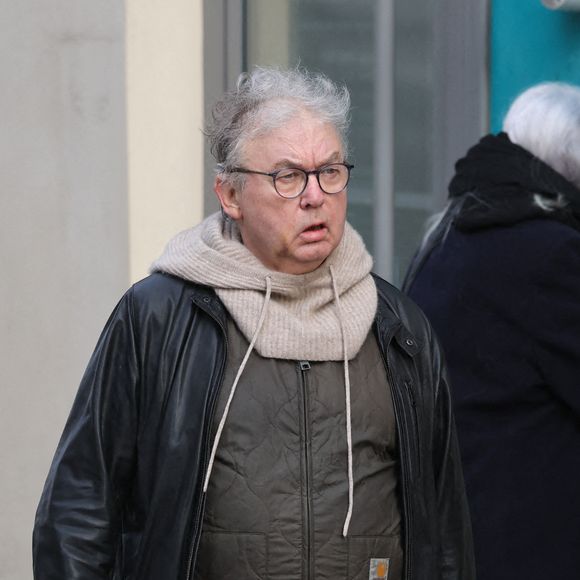 Dominique Besnehard - Obsèques du réalisateur Bertrand Blier en l'église Saint-Roch à Paris le 29 janvier 2025. © Dominique Jacovides/Bestimage