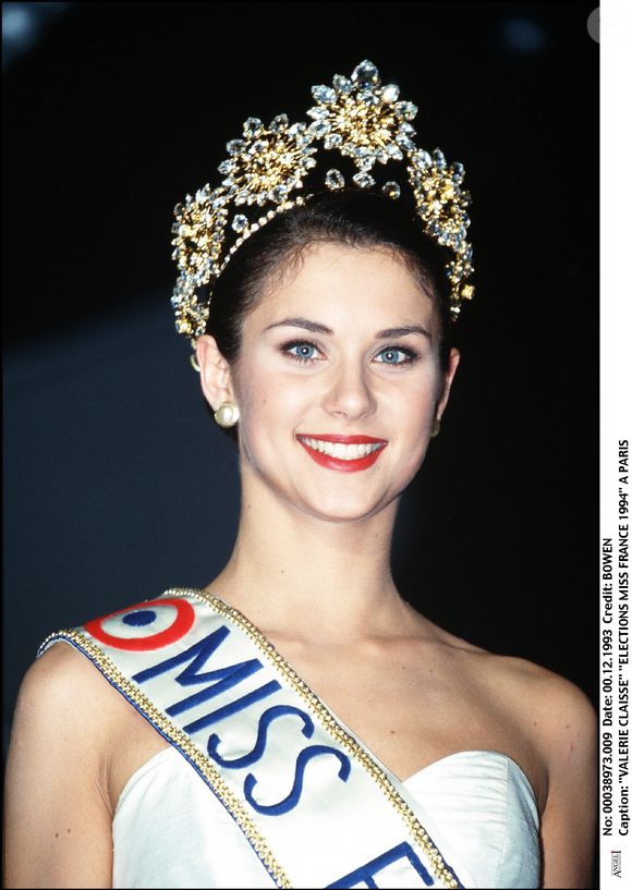 Valérie Claisse Miss France 1994.  BOWEN / BESTIMAGE