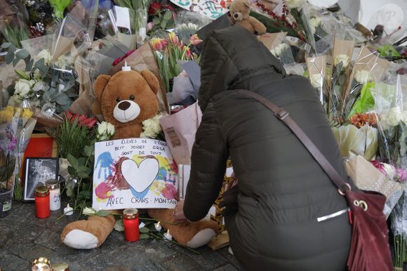 Crans Montana, la cérémonie commémorative officielle en hommage aux victimes du massacre de Crans Montana, organisée par les autorités suisses à Martigny, a été retransmise sur écran géant. © Nanni Fontana/IPA via ZUMA Press/Bestimage